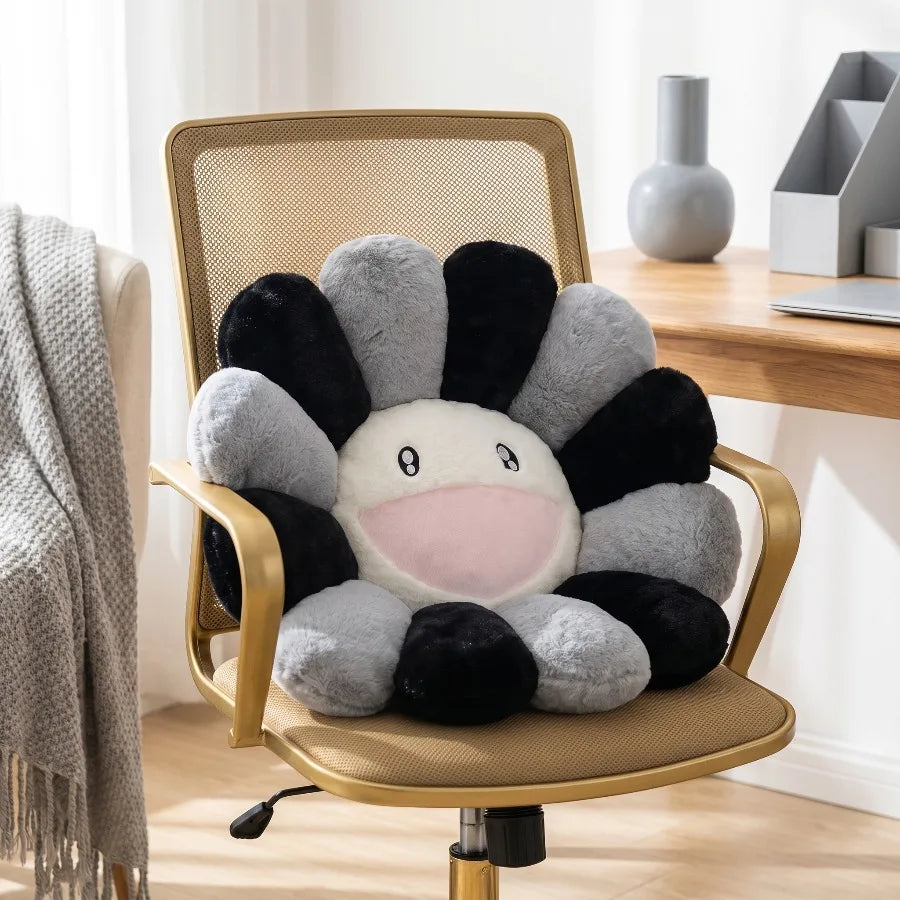 Rainbow Sunflower Plush Cushion Pillow For Home Decor