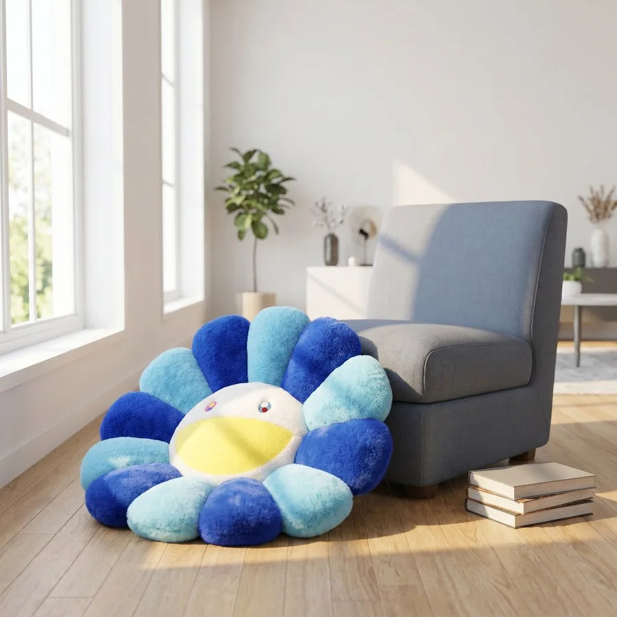 Style-F Color Rainbow Sunflower Plush Cushion Pillow For Home Decor