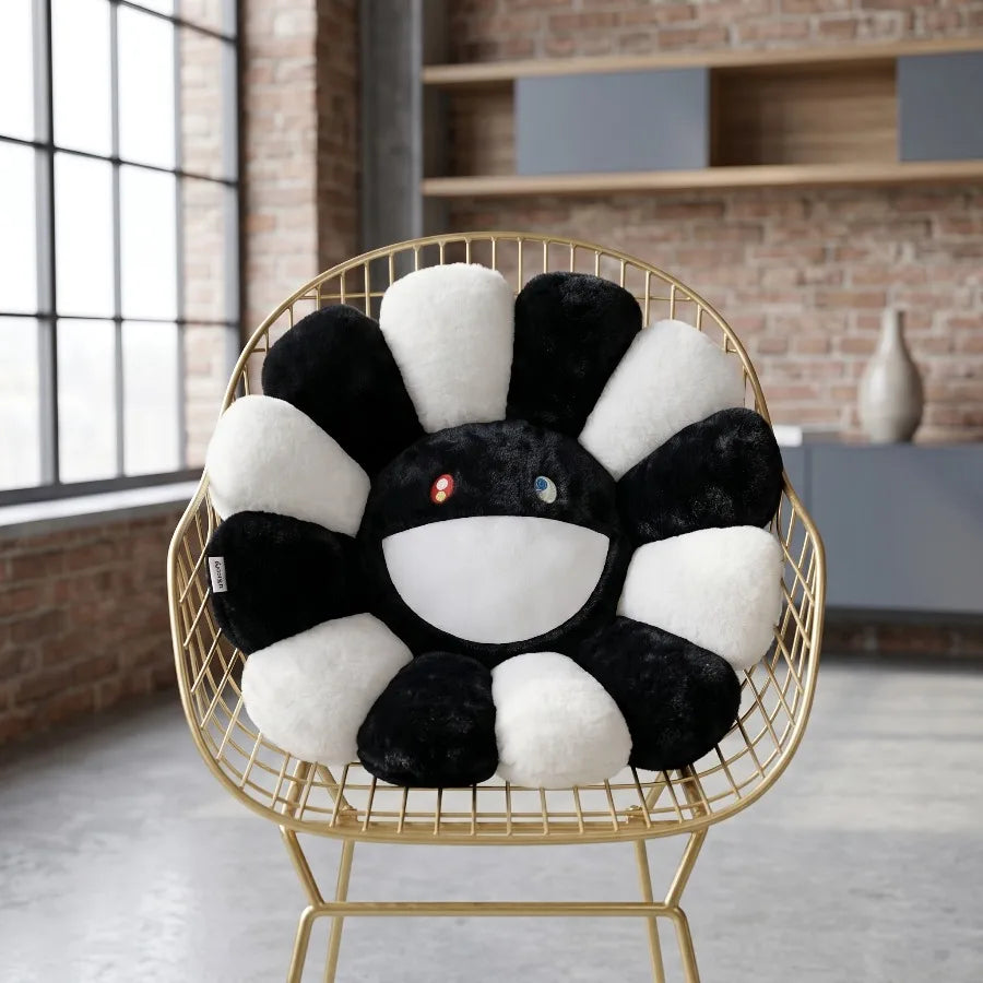 Style-D Color Rainbow Sunflower Plush Cushion Pillow For Home Decor