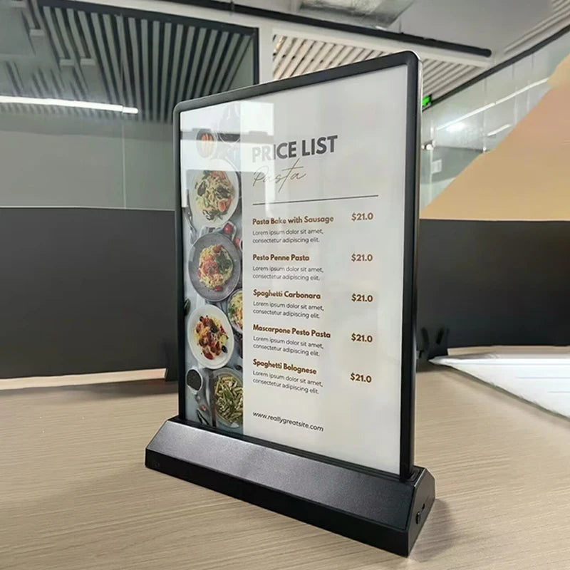 Rechargeable A4 Double-Sided LED Advertising Light Box